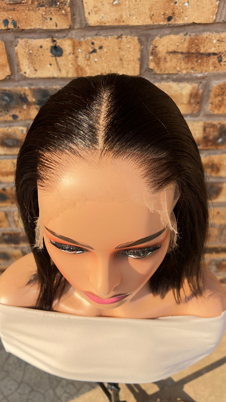 Silky straight HD lagos bob 180D