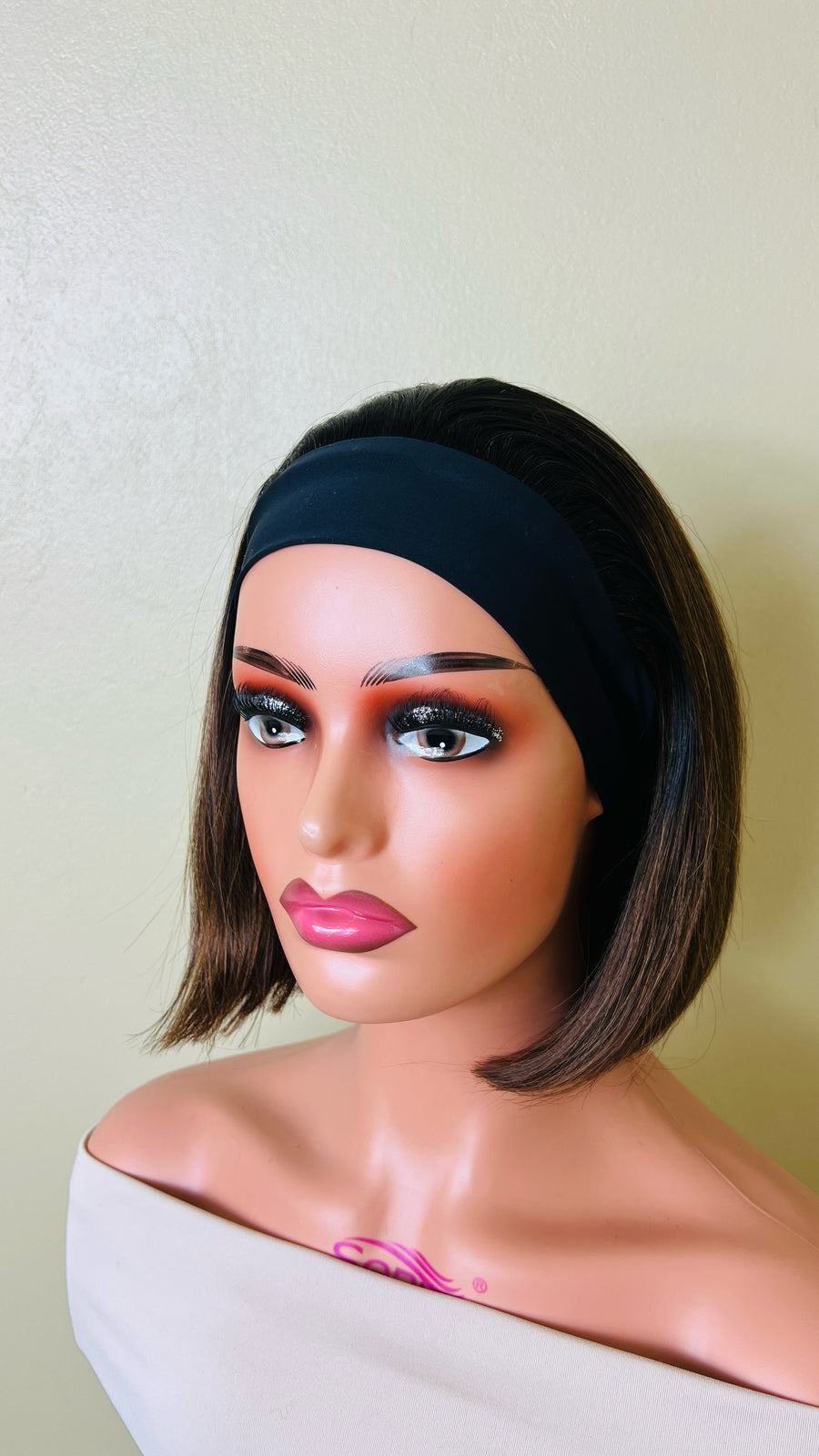 Glueless Headband Bob Wig – Bone Straight & Silky