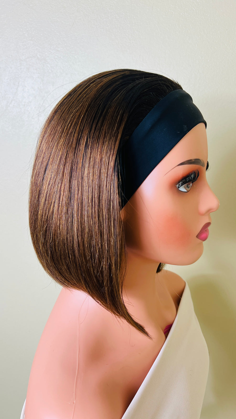Glueless Headband Bob Wig – Bone Straight & Silky