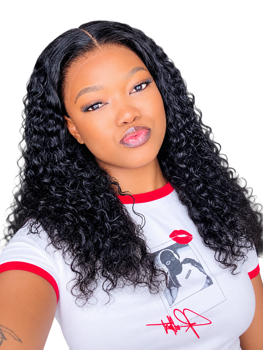 13x4 SDD water wave curls