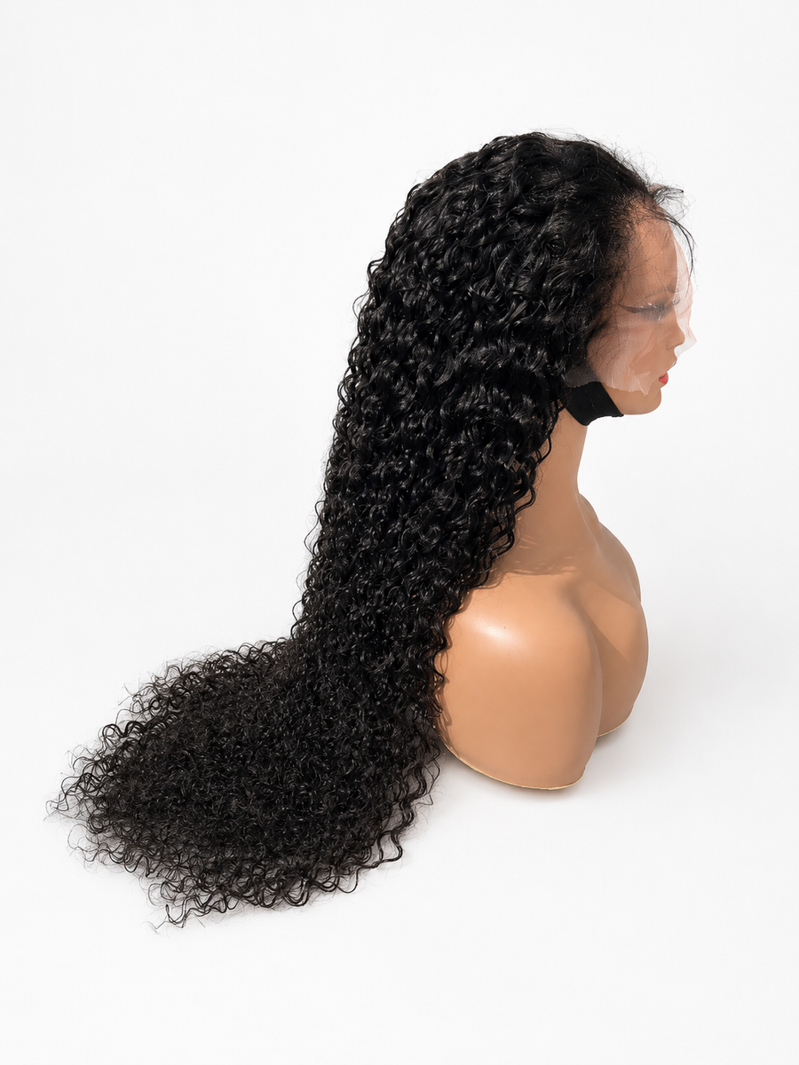 Full frontal water wave curls
