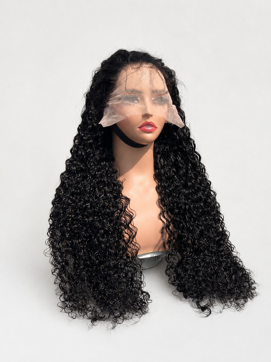 Full frontal water wave curls